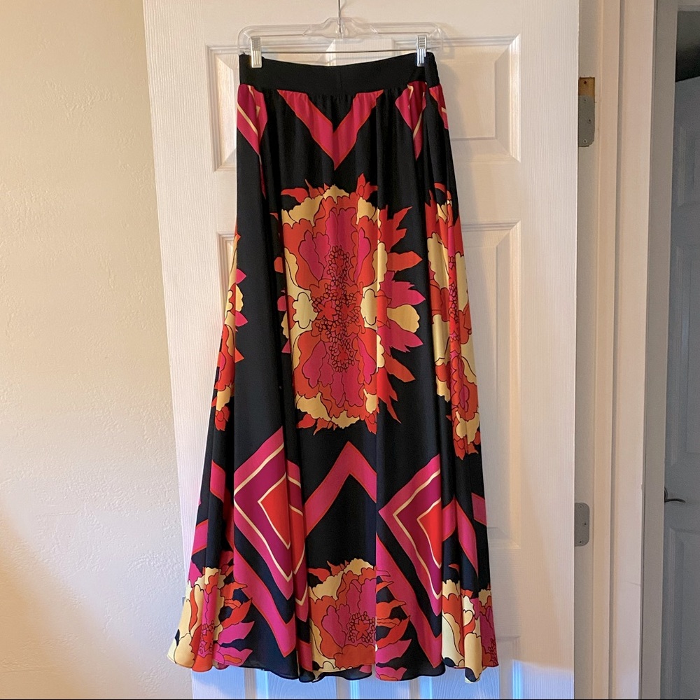 New York and Company Maxi Circle Skirt with Slit